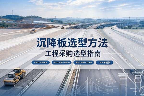石龙沉降板选择方法