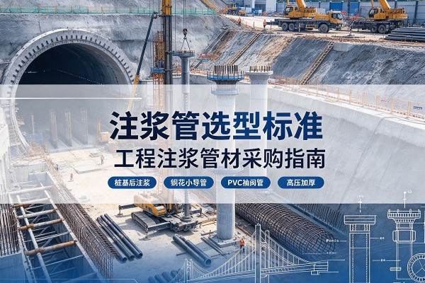 石龙注浆管选型标准