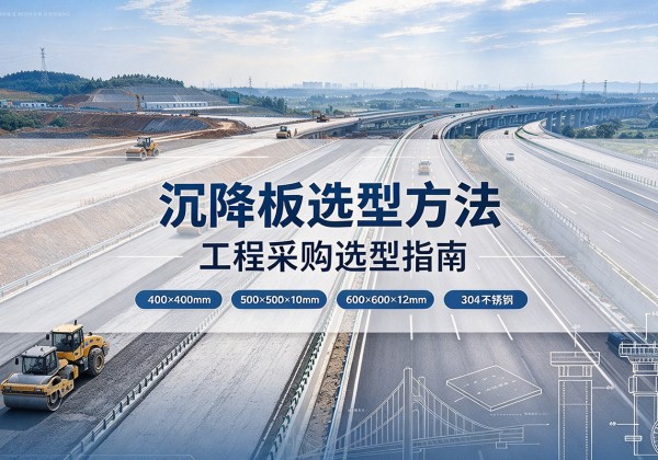 石龙沉降板选择方法