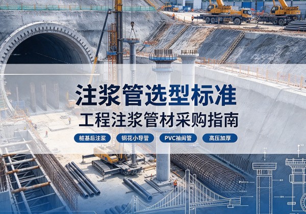 石龙注浆管选型标准